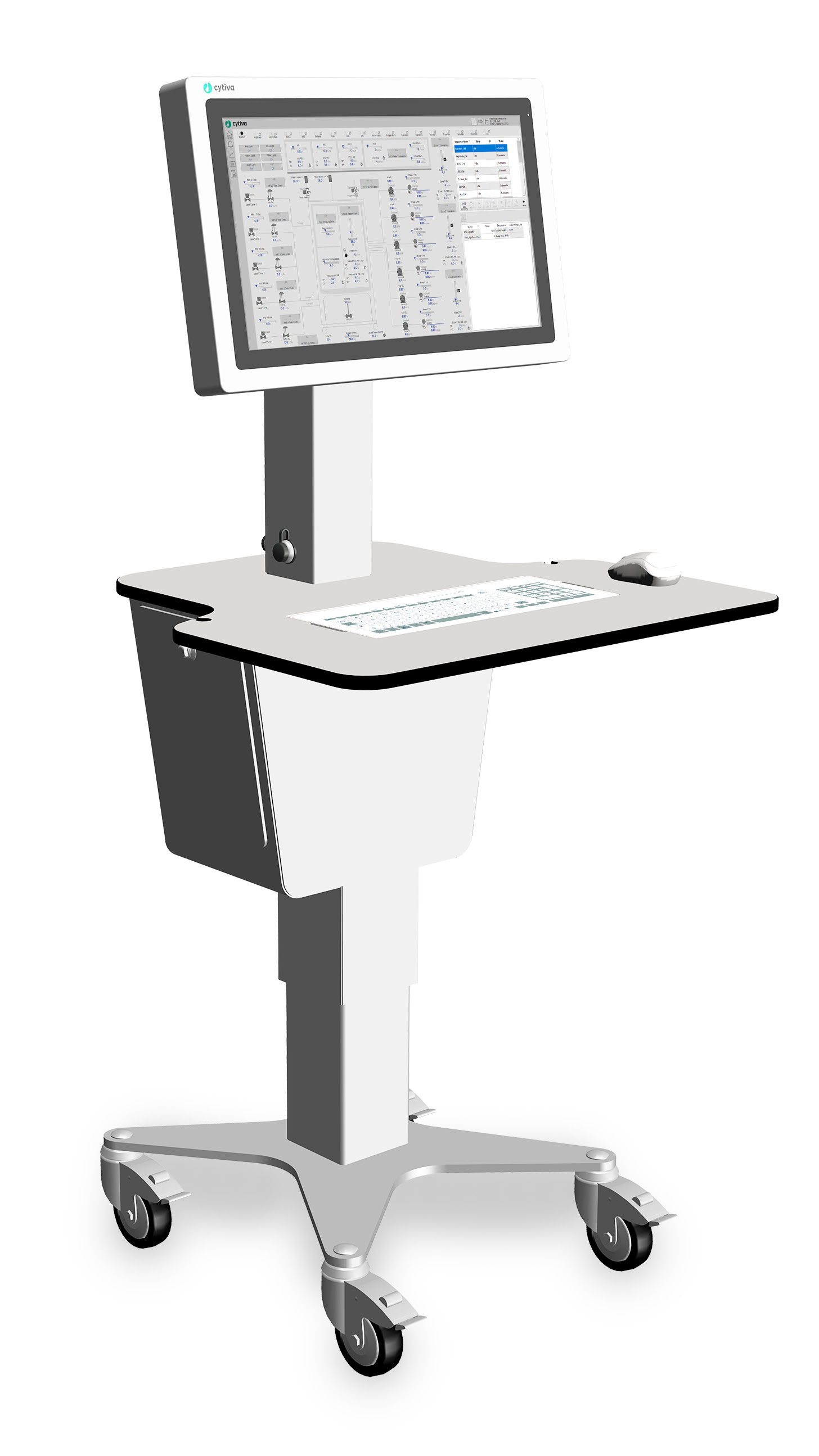 Mobilny terminal HMI systemu X-platform