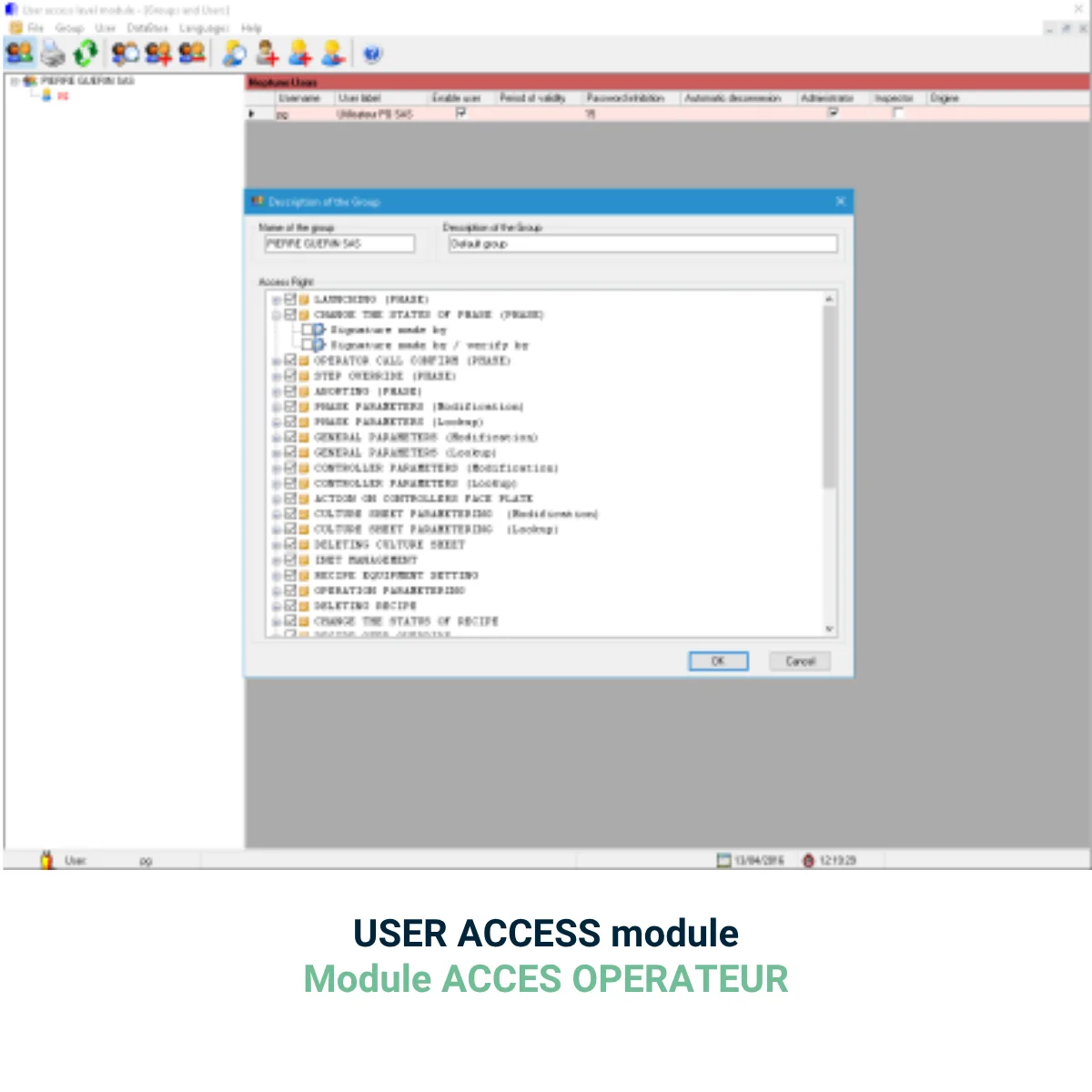 Moduł User Access w NEPTUNE SCADA