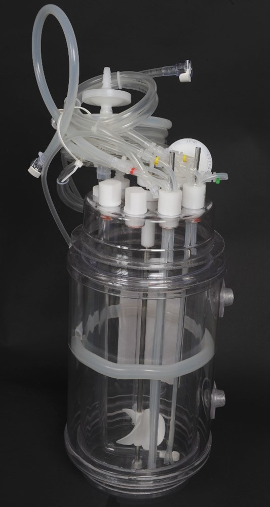 CerCell BactoVessel — fotografia rodziny tego samego producenta, użyta kontekstowo; nie dowodzi exact konfiguracji.