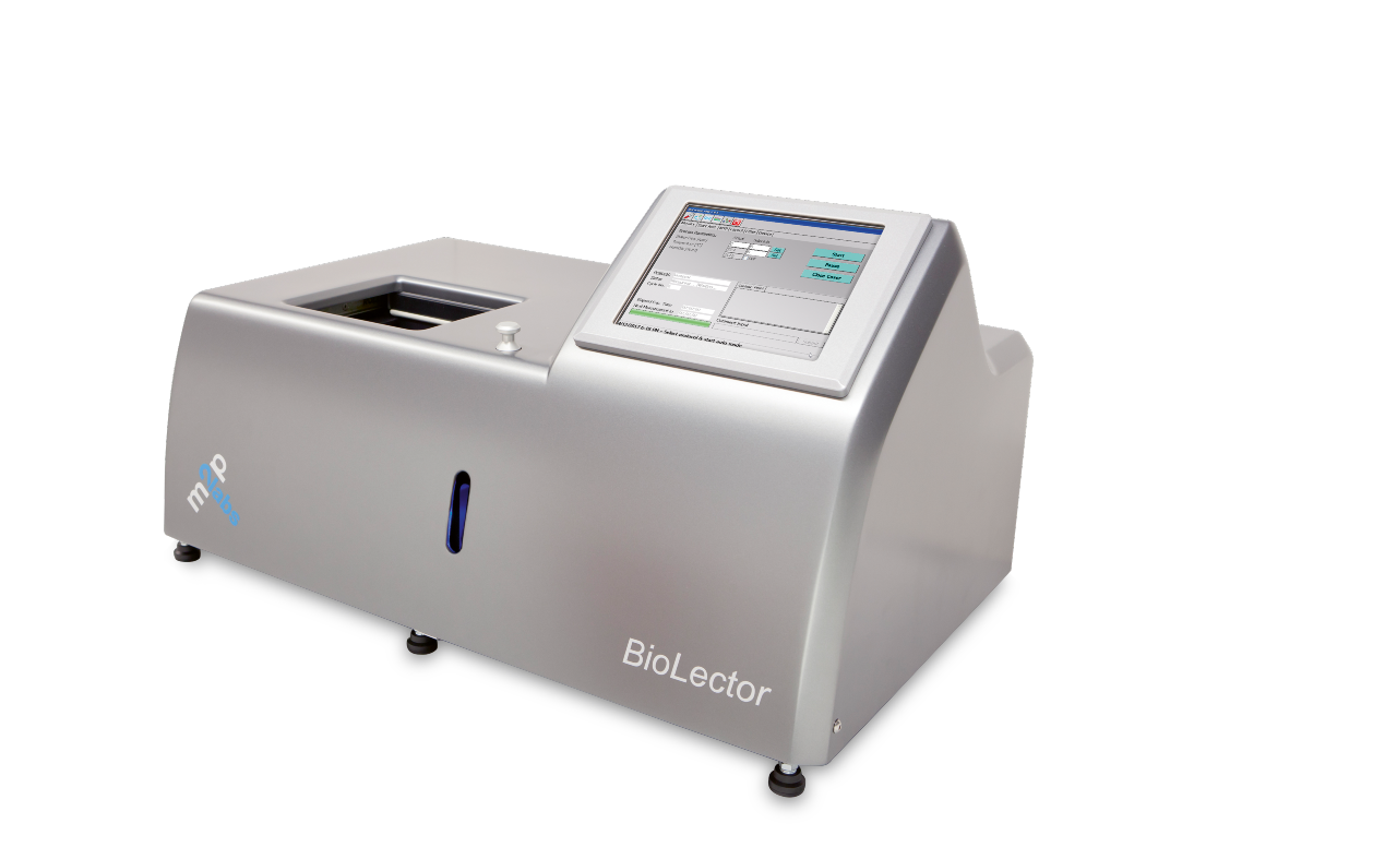 m2p-labs / Beckman Coulter RoboLector XT Automated Microbioreactor — fotografia rodziny tego samego producenta, użyta kontekstowo; nie dowodzi exact konfiguracji.
