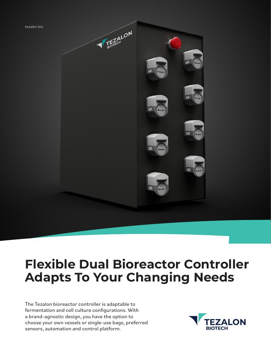 Tezalon Dual Bioreactor Controller — strona oficjalnej dokumentacji technicznej.