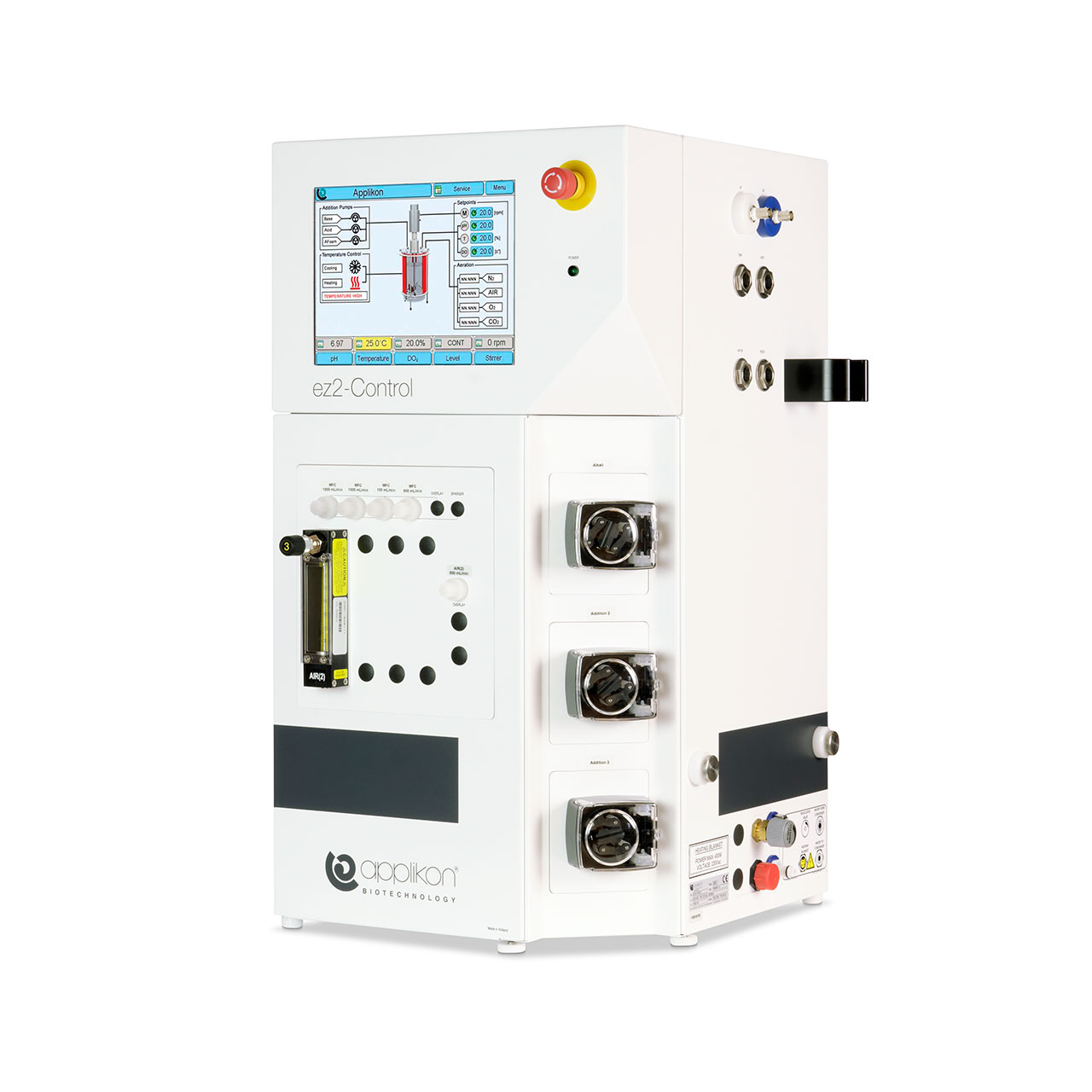Applikon ez2-Control — kontroler bioreaktora ze zintegrowanym ekranem