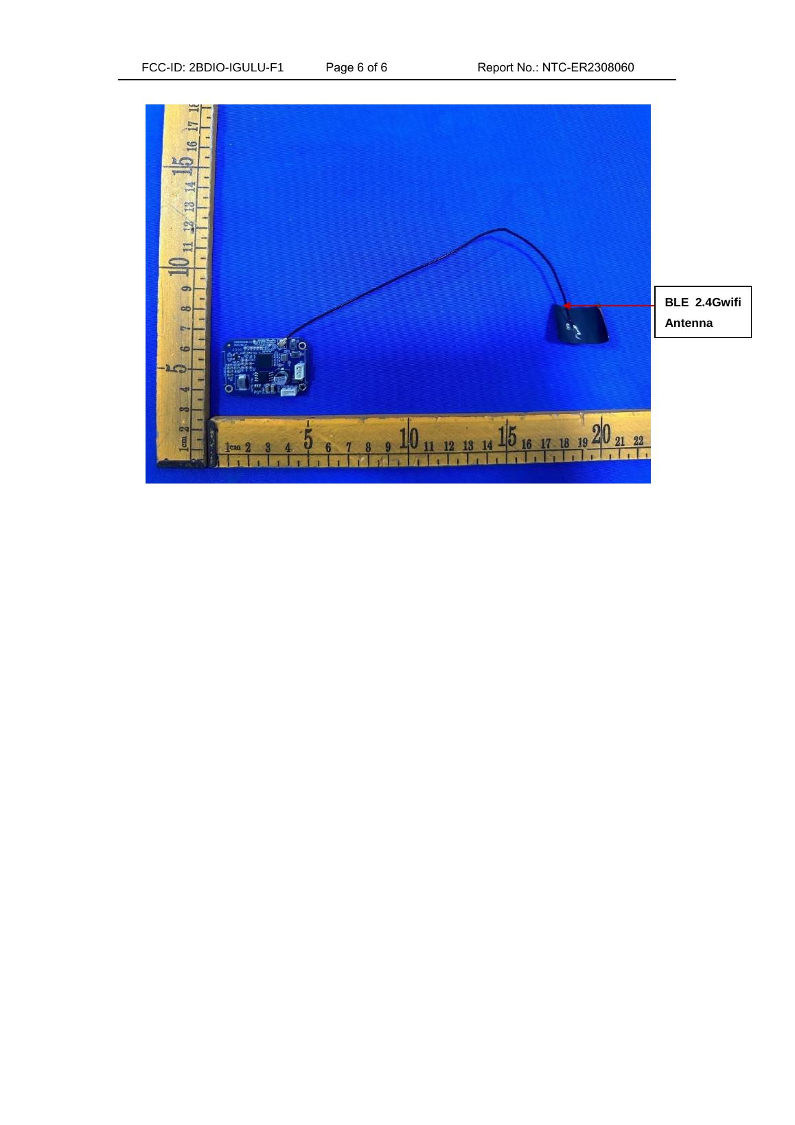 Moduł i antena BLE/Wi‑Fi iGulu F1