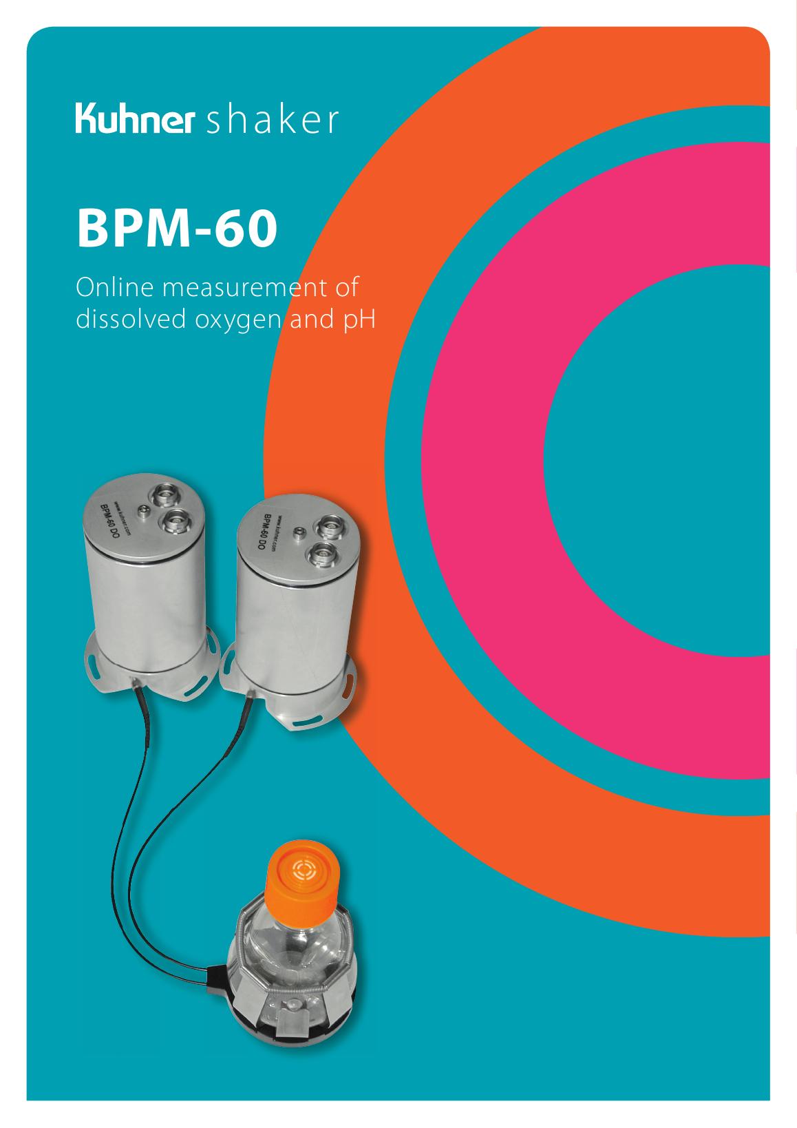 Kuhner Shaker BPM-60 (Bioprocess Monitoring) — oficjalna plansza produktu.