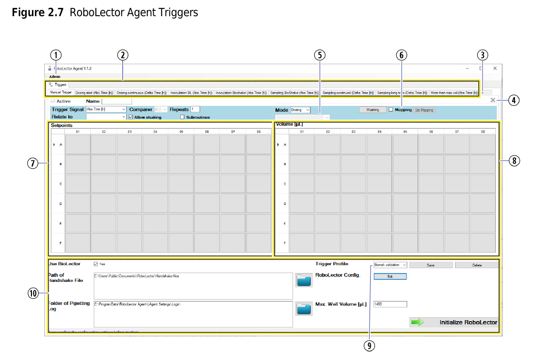Edytor wyzwalaczy RoboLector Agent 1.8