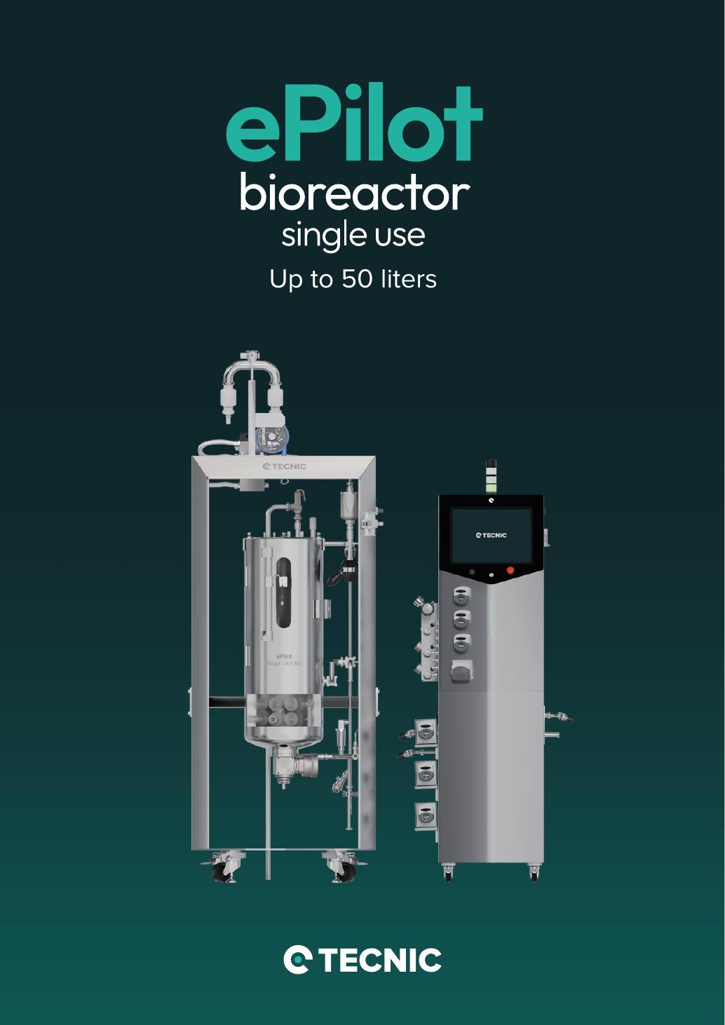 TECNIC ePILOT Bioreactor SU — oficjalna plansza karty technicznej z urządzeniem, funkcjami lub rzeczywistym HMI.